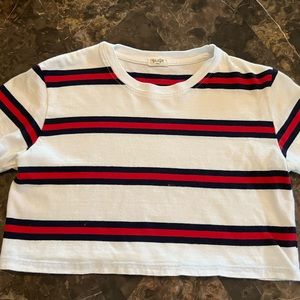 Brandy Melville Striped Crop Top